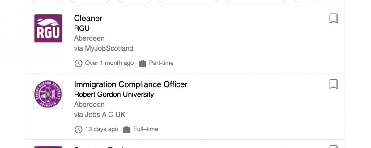 Google for jobs
