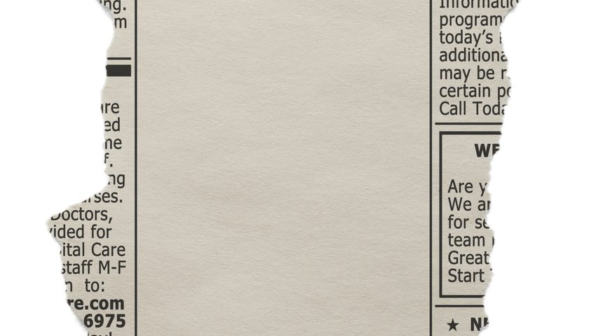 Blank rec ad