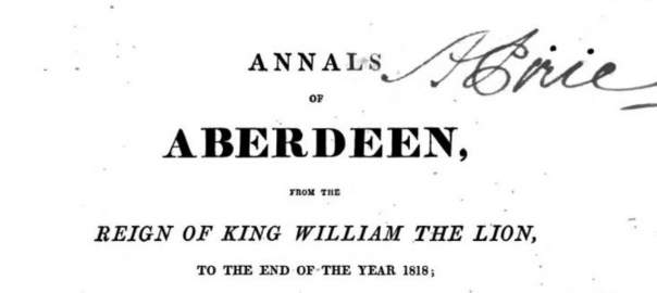 Annals of Aberdeen cover