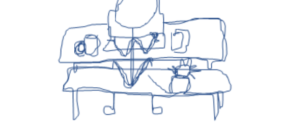Sara line drawing